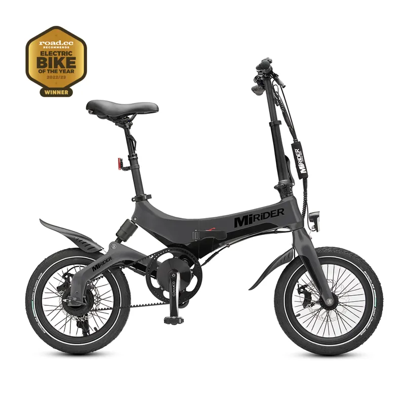 MiRiDER One GB3 16 Folding E-Bike In Onyx Grey