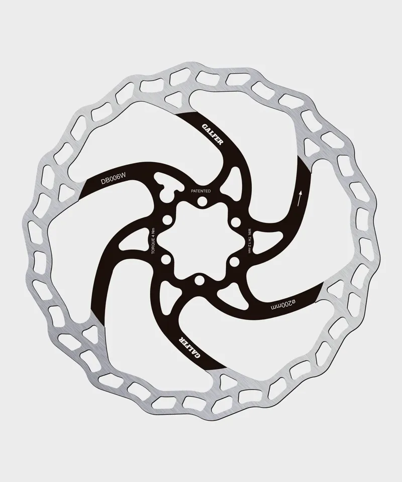 Galfer Wave Disc Rotor - 6 Bolt 200X1.8MM