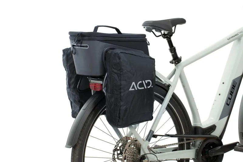 Acid Panniers Trunk 8+7 Rilink black/grey-1