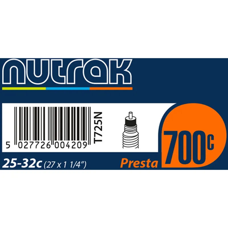 Nutrak Inner Tube 700 with Schrader or Presta-2