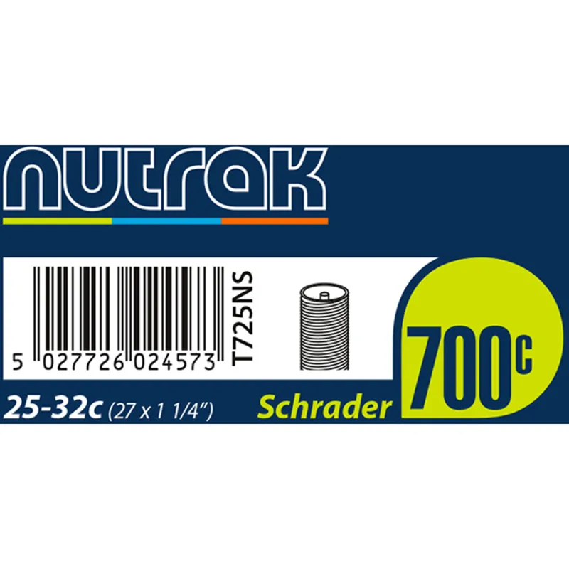 Nutrak Inner Tube 700 with Schrader or Presta-3