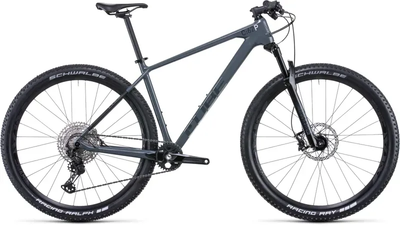 Cube Reaction c:62 Pro Mountain Bike in Grey/Metal