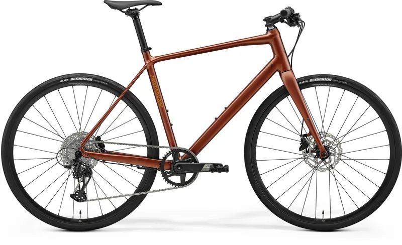 Merida Speeder 500 Road Bike In Silk Glamour Rust Brown