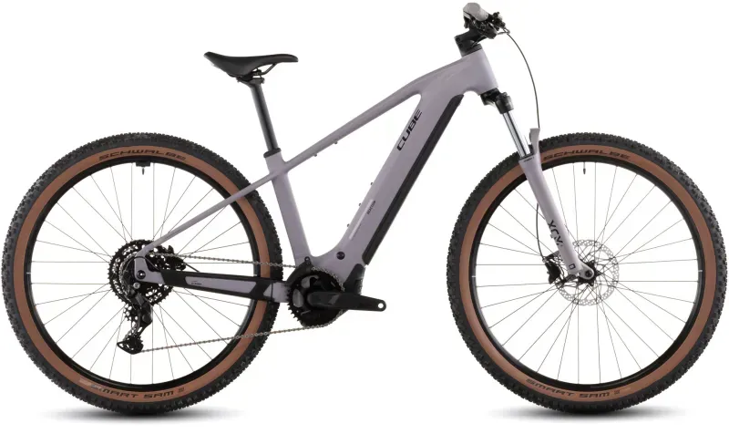 Cube Reaction Hybrid Performance 600 eHybrid Bike in Plum Grey/Black