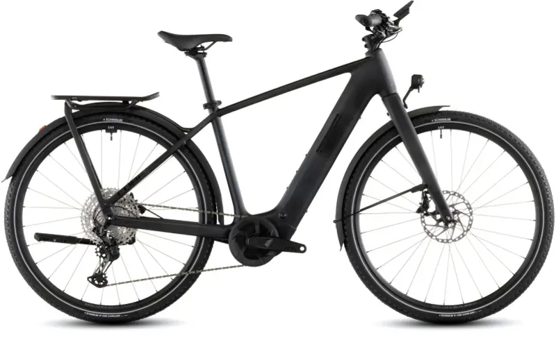 Cube Kathmandu Hybrid c:62 Slx 400x eHybrid Bike in Liquidblack/Bluedust