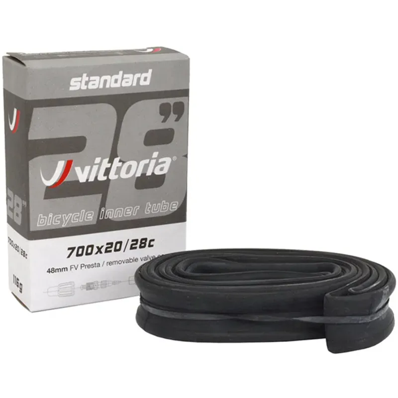 Vittoria Standard Presta Valve RVC Inner Tube - 48mm 700x20/28c FV