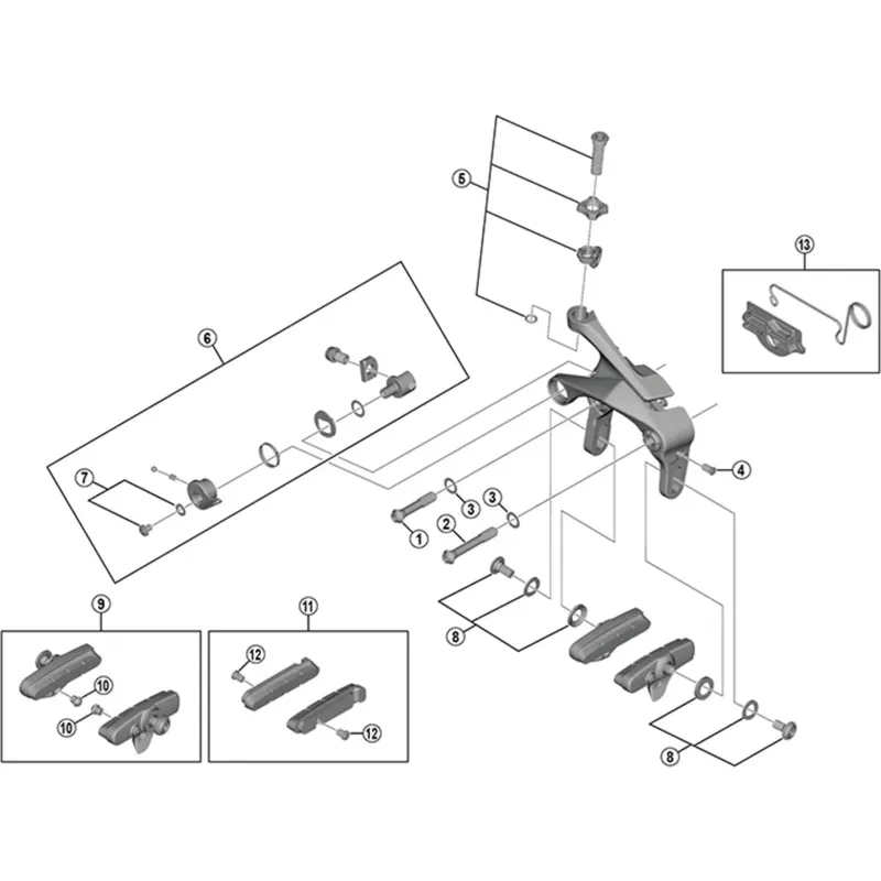 BRBX R55C4 Cartridge Type Set Black pair-1