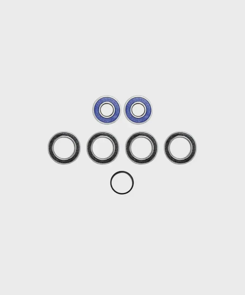 Yeti SB120/135/140/160 Link and Shock Bearing Rebuild Kit in Silver